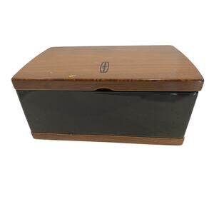Lincoln Advertising Wood Box With Drawer Felt Lined